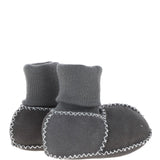 Fenland Unisex Kids Sheepskin Booties Grey: CUTIE BOOTIE