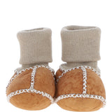 Fenland Unisex Kids Sheepskin Booties Lt Tan: CUTIE BOOTIE