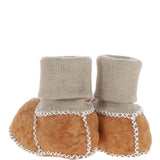 Fenland Unisex Kids Sheepskin Booties Lt Tan: CUTIE BOOTIE