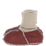 Fenland Unisex Kids Sheepskin Booties Maroon: CUTIE BOOTIE