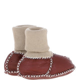 Fenland Unisex Kids Sheepskin Booties Maroon: CUTIE BOOTIE