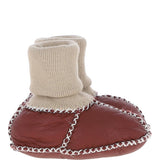 Fenland Unisex Kids Sheepskin Booties Maroon: CUTIE BOOTIE