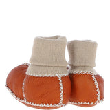 Fenland Unisex Kids Sheepskin Booties Mustard: CUTIE BOOTIE