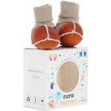Fenland Unisex Kids Sheepskin Booties Mustard: CUTIE BOOTIE
