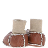 Fenland Unisex Kids Sheepskin Booties Tan: CUTIE BOOTIE