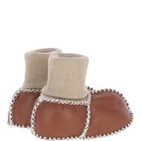 Fenland Unisex Kids Sheepskin Booties Tan: CUTIE BOOTIE