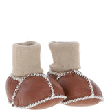 Fenland Unisex Kids Sheepskin Booties Tan: CUTIE BOOTIE