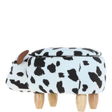 Ashwood Animal Ottomans & Foot Stools Black/White CY-8001-1 NA