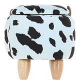 Ashwood Animal Ottomans & Foot Stools Black/White CY-8001-1 NA