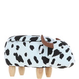 Ashwood Animal Ottomans & Foot Stools Black/White CY-8001-1 NA