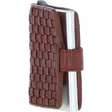 Ashwood Metal & Leather Card Wallet Cognac: D-10 W