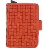 Ashwood Metal & Leather Card Wallet Orange: D-10 W