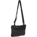 Vintage Woven Classic Leather Crossbody Bag Dark Grey :  D-70