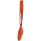 Vintage Woven Classic Leather Crossbody Bag Orange:  D-70