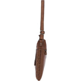Woven Classic Large Leather Vintage Crossbody Bag Taupe :  D-72