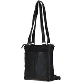 Vintage Woven Leather Bag Black :  D-75