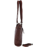 Vintage Woven Leather Bag Cognac :  D-75