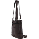 Vintage Woven Leather Bag Dark Brown :  D-75