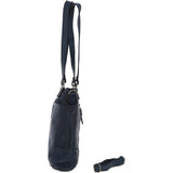 Vintage Woven Leather Bag Navy :  D-75