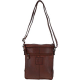 Vintage Woven Classic Leather Crossbody Bag Cognac :  D-76