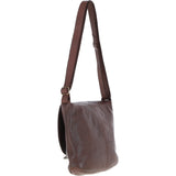Tablet Friendly Medium Vintage Leather Bag Brandy: D-91