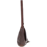 Tablet Friendly Medium Vintage Leather Bag Brandy: D-91