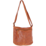 Tablet Friendly Medium Vintage Leather Bag Tan: D-91