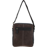 Suede and Leather Luxury Tablet Friendly Body Bag Grey: Dani