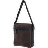 Suede and Leather Luxury Tablet Friendly Body Bag Grey: Dani