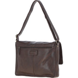 Ashwood Waxy Leather Messenger Bag Brown: David