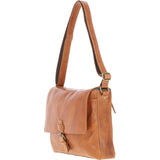 Ashwood Waxy Leather Messenger Bag Tan: David