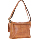 Ashwood Waxy Leather Messenger Bag Tan: David