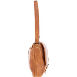 Ashwood Waxy Leather Messenger Bag Tan: David