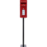Cast Iron Replica Royal Mail ER Mailbox Red: DI-3731-RG