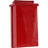 Cast Iron Replica Royal Mail ER Wall Mailbox Red: DI-5558-RG