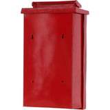 Cast Iron Replica Royal Mail ER Wall Mailbox Red: DI-5558-RG