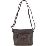 Aswood Leather Crossbody Bag  Brown: Dom