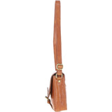 Aswood Leather Crossbody Bag Tan: Dom
