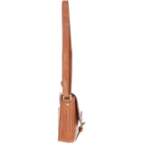 Aswood Leather Crossbody Bag Tan: Dom