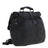 Mens Leather Briefcase Black: DORIS N