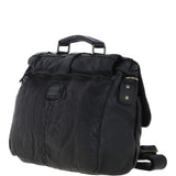 Mens Leather Briefcase Black: DORIS N