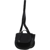 Ashwood Cambridge Style Saddlebag Black: Dotty