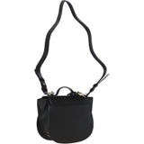 Ashwood Cambridge Style Saddlebag Black: Dotty