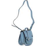 Ashwood Cambridge Style Saddlebag Lt Blue: Dotty