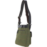 Vintage  Hunter Leather Travel Bag Tweed : Doug