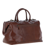 Leather Weekend Holdall Brandy : DR BAG