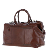 Leather Weekend Holdall Brandy : DR BAG
