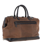 Leather Weekend Holdall  Brown : DR BAG