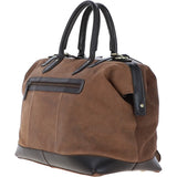 Leather Weekend Holdall  Brown : DR BAG