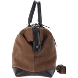 Leather Weekend Holdall  Brown : DR BAG